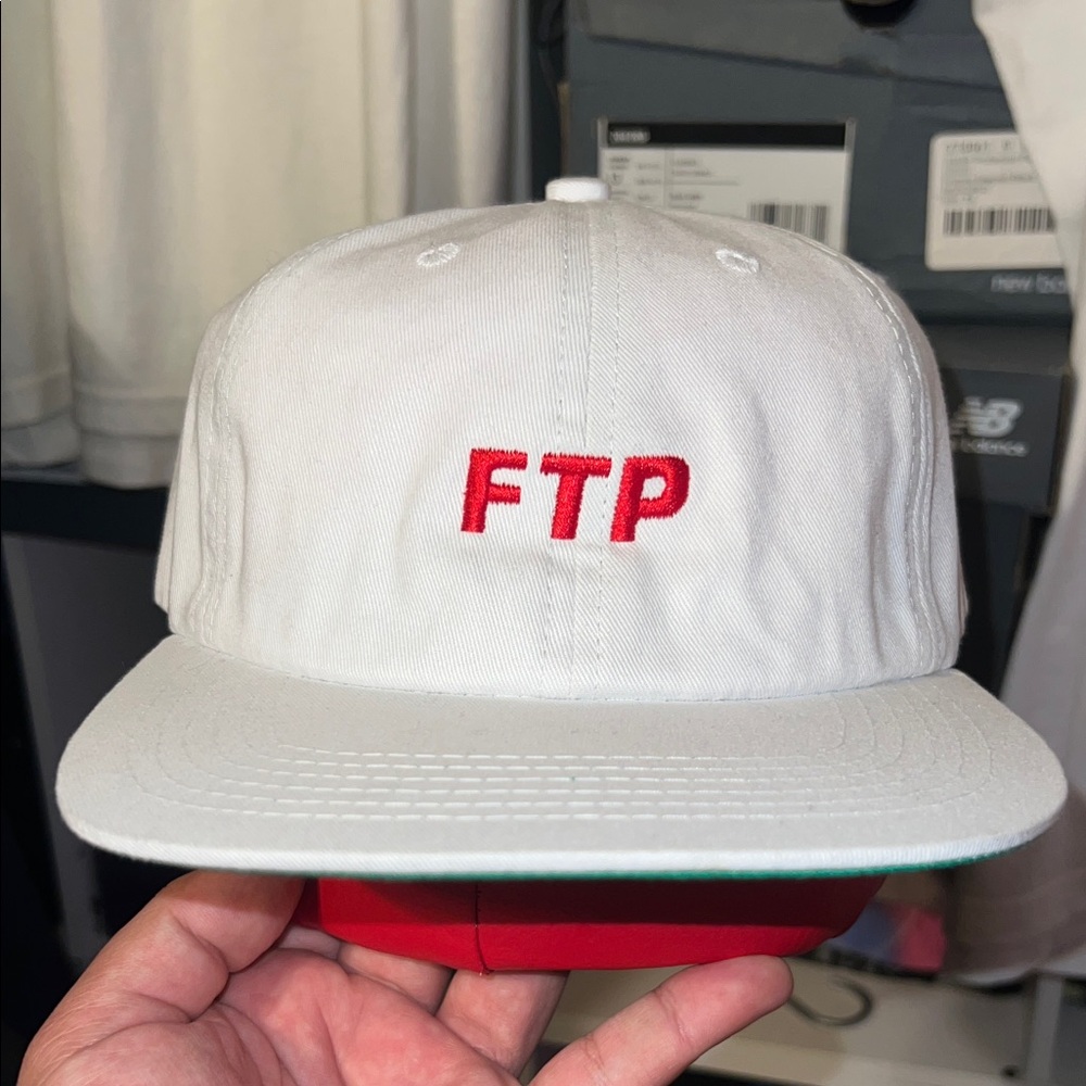 Ftp Leather Strap Back Hat - image 1